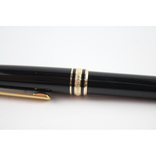 549 - Montblanc Meisterstuck Black Cased Ballpoint Pen / Biro WRITING -PD1739738