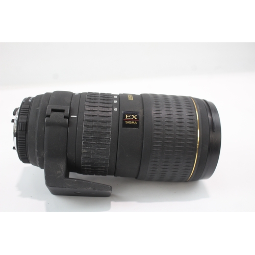 490 - Sigma EX 70-200mm F/2.8 D APO HSM Vintage Autofocus Camera Lens Working