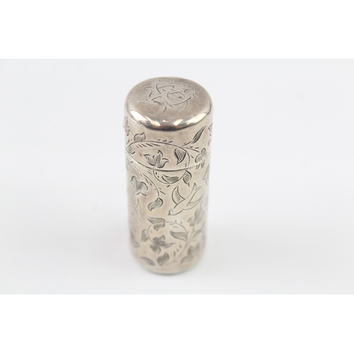 Antique Victorian 1885 London Sterling Silver Ladies Scent Perfume Bottle (38g)