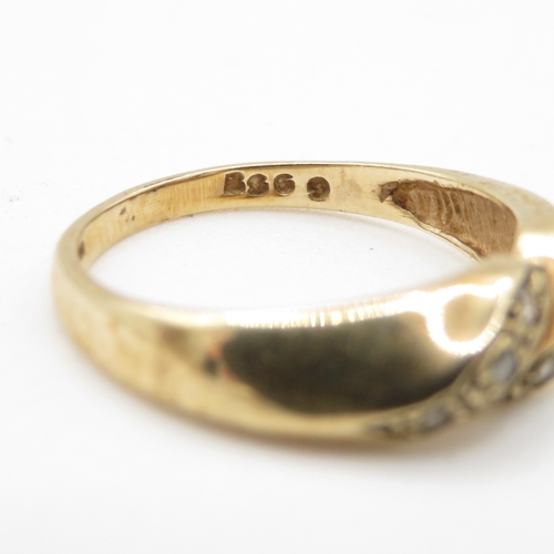 22 - 9ct gold vintage citrine dress ring (2.7g) Size N