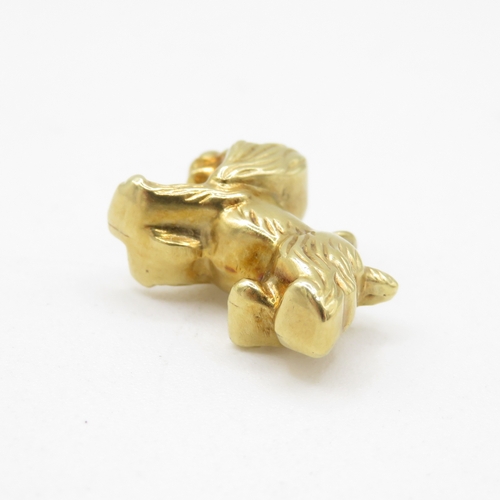 57 - 9ct gold king Charles spaniel charm (2.5g)