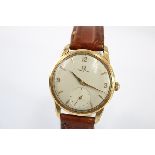 Omega Small Seconds Gold Tone Watch Hand-Wind WATCH RUNS