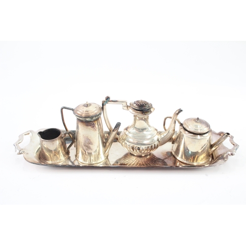 5 x Vintage Hallmarked 1972 Birmingham Sterling Silver Miniature Tea Set (79g)