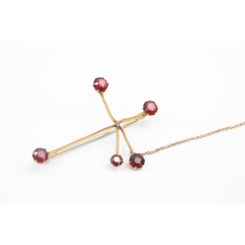 55 - 9ct gold Antique Southern Cross brooch (2.1g)