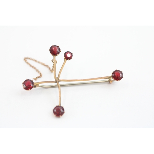 55 - 9ct gold Antique Southern Cross brooch (2.1g)