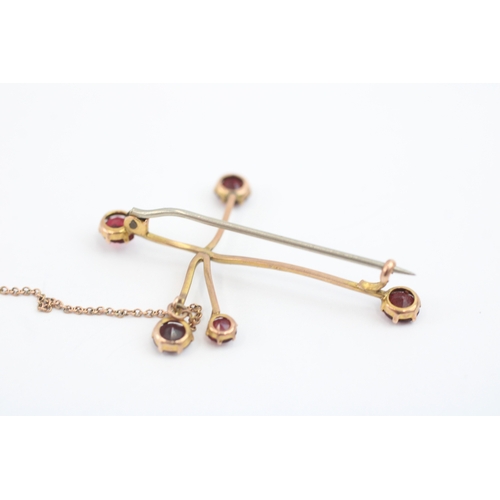 55 - 9ct gold Antique Southern Cross brooch (2.1g)