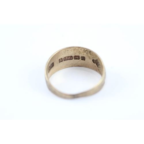 18 - 9ct gold antique ring (2.6g) Size K