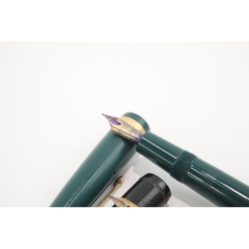 4 x Vintage Parker Duofold & Victory Fountain Pens 14ct Gold Nibs WRITING