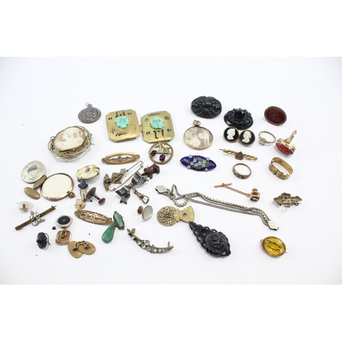 Collection of 216g Unsorted Mixed Antique Jewellery (216g)