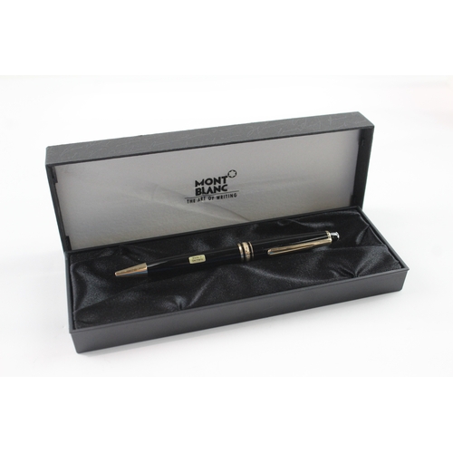 450 - Montblanc Meisterstuck Black Ballpoint Pen WRITING Boxed - HK1710024