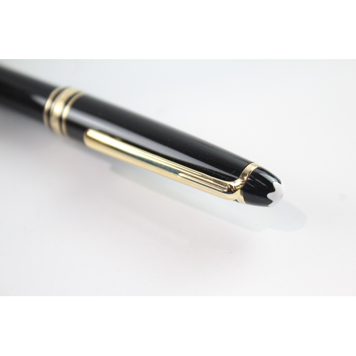 450 - Montblanc Meisterstuck Black Ballpoint Pen WRITING Boxed - HK1710024
