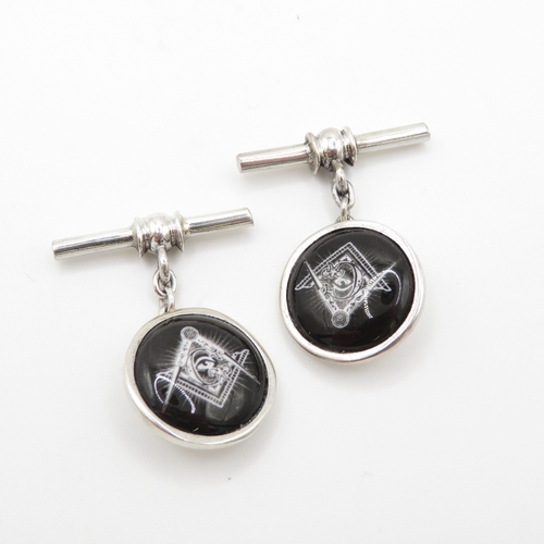 107 - Sterling Silver 925 Cuff Links (11.3g)