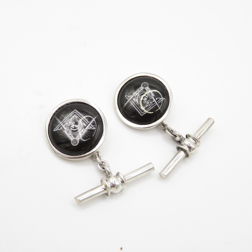 107 - Sterling Silver 925 Cuff Links (11.3g)