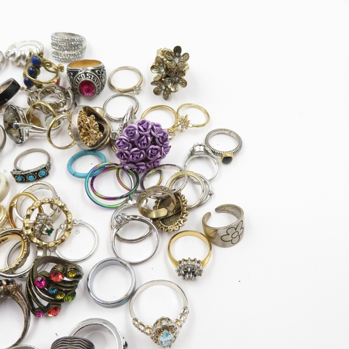 74 - Collection of Fashion Rings 522g