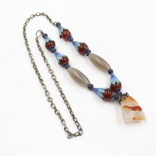 85 - Enamelled Necklace 85g