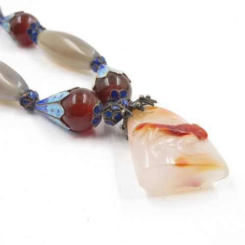 85 - Enamelled Necklace 85g