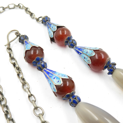 85 - Enamelled Necklace 85g