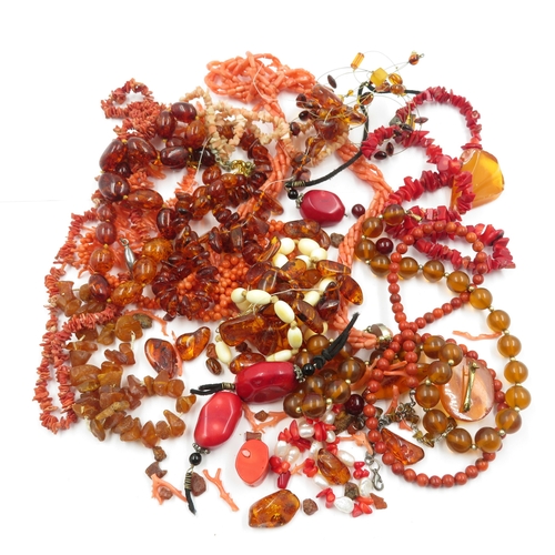 98 - Collection of fashion jewellery 440g