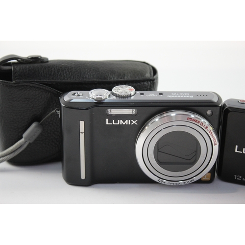 499 - Vintage Panasonic Lumix DMC-TZ9 & DMC-FS10 Digital Compact Cameras