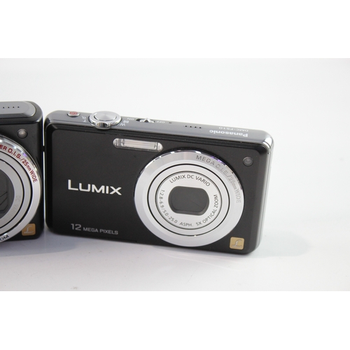 499 - Vintage Panasonic Lumix DMC-TZ9 & DMC-FS10 Digital Compact Cameras