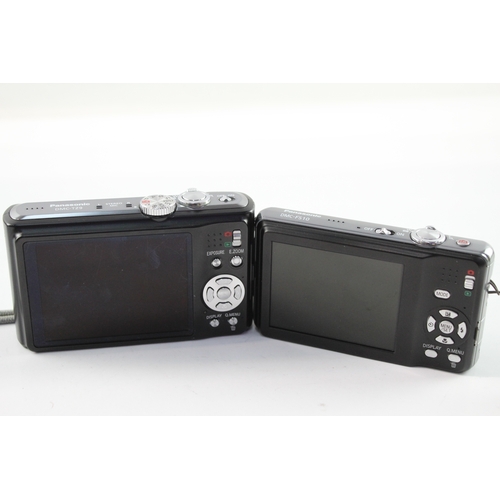 499 - Vintage Panasonic Lumix DMC-TZ9 & DMC-FS10 Digital Compact Cameras