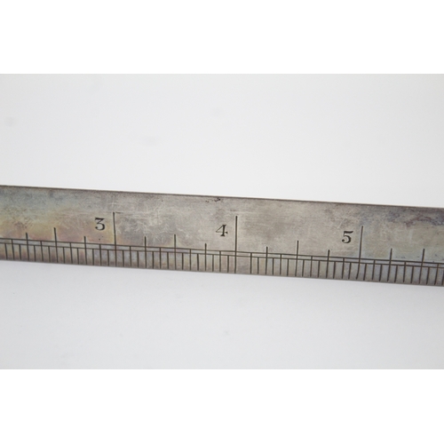 Edwardian .925 Sterling Silver Novelty Bookmark / Ruler 72g