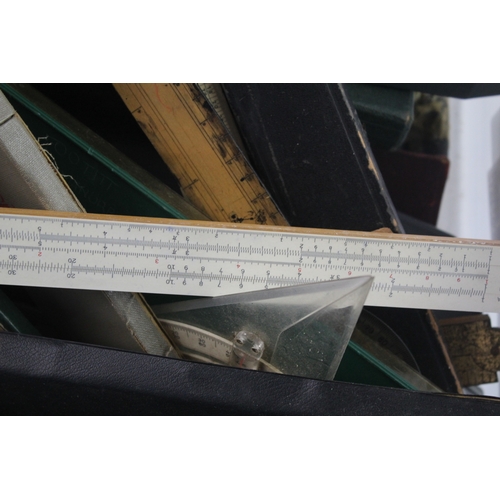 Stationary Items Desk Tools Vintage Rulers Job Lot