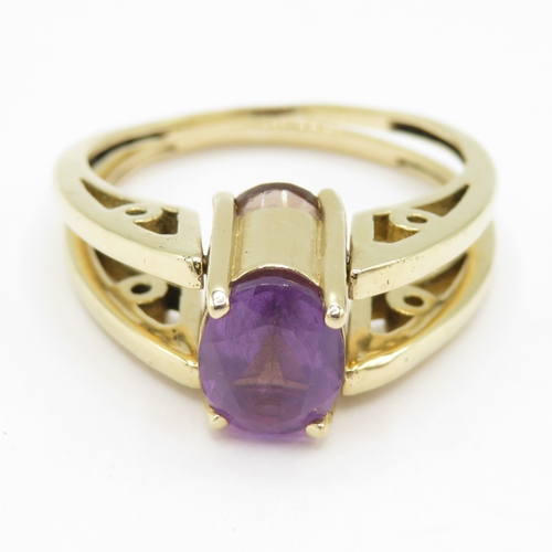 260 - 9ct gold reverso ring (5.2g) size O