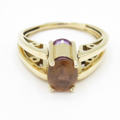 260 - 9ct gold reverso ring (5.2g) size O