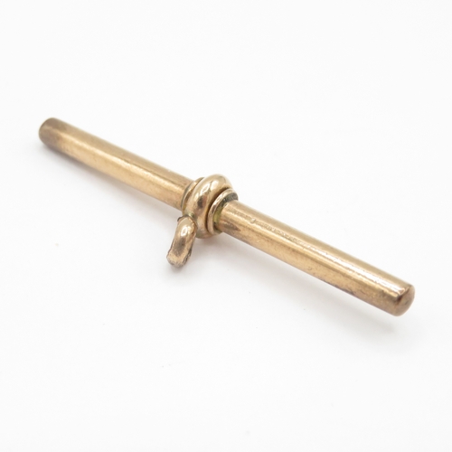 264 - 9ct gold T-Bar (4.9g)
