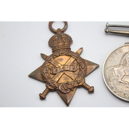 427 - WW1 1914-15 Star Trio Named- 12533 Pte S. Whitehead Essex Regt