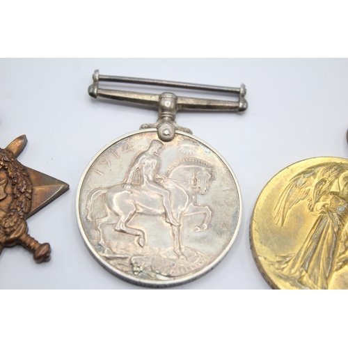 427 - WW1 1914-15 Star Trio Named- 12533 Pte S. Whitehead Essex Regt