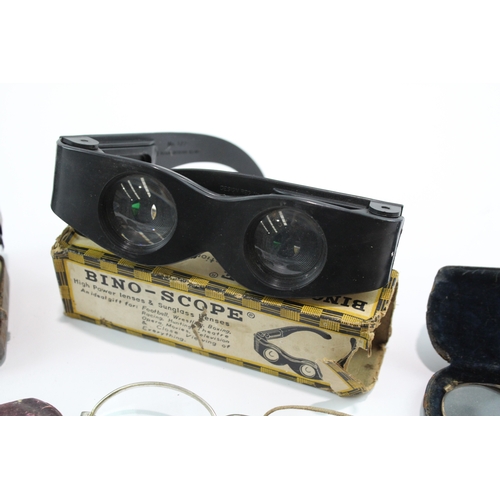 459 - Spectacles & Eyewear Antique / Vintage Inc Pince-Nez, Plated Etc Job Lot