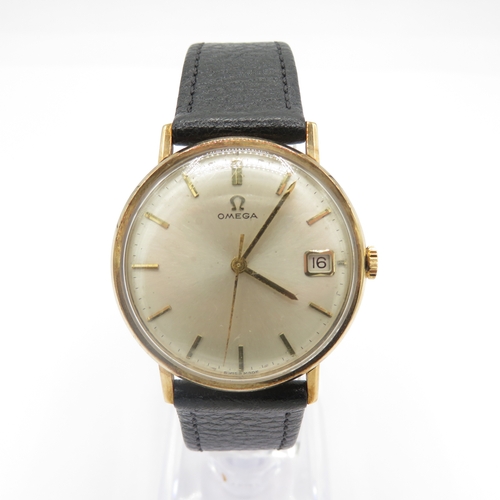 529 - Vintage Omega 9ct Gold Watch Hand Wind Working