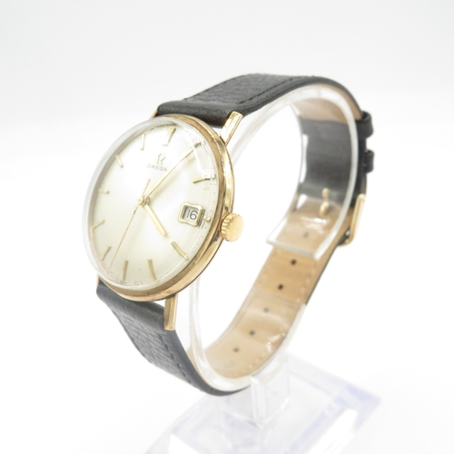 529 - Vintage Omega 9ct Gold Watch Hand Wind Working