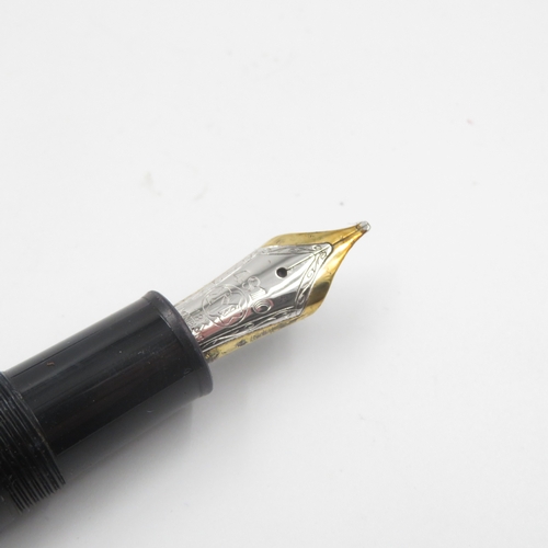 565 - Montblanc Meisterstuck .925 Sterling Silver Cased Fountain Pen & Rollerball 81g