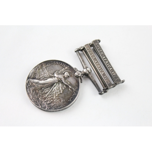 K.S.A Medal w/ South Africa 1901 & 1902 Bars Named 7634 Corpl. D.C ...