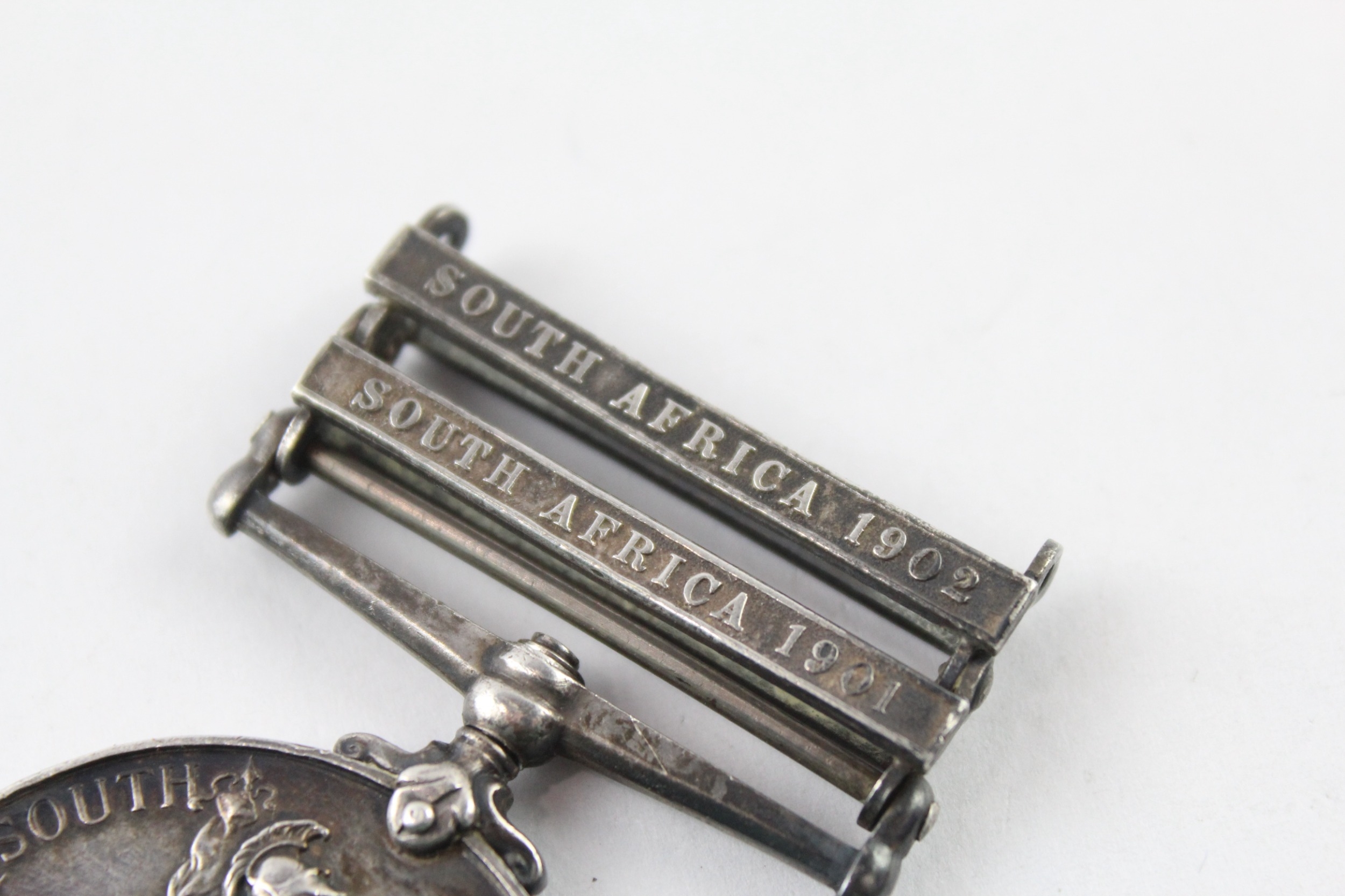 K.S.A Medal w/ South Africa 1901 & 1902 Bars Named 7634 Corpl. D.C ...