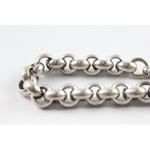 239 - Giovanni Raspini Sterling Silver Chunky Belcher Link Bracelet (49g)