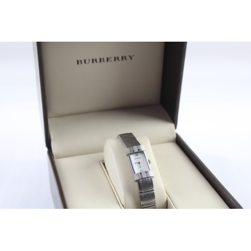 Ladies Burberry MOP Dial Watch Quartz WATCH RUNS With Box