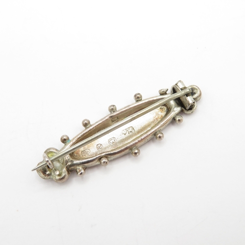 223 - Collection of Sterling Silver Jewellery inc Agate and Enamel (25.5g)