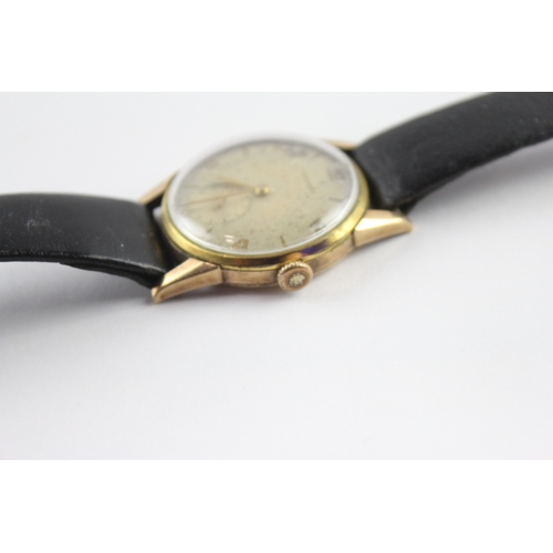 409 - Longines 9K Gold Watch Hand-Wind WATCH RUNS