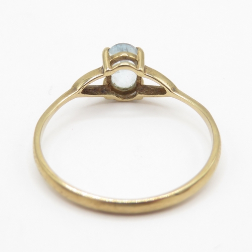 158 - 9ct white gold diamond heart pendant (1.4g)