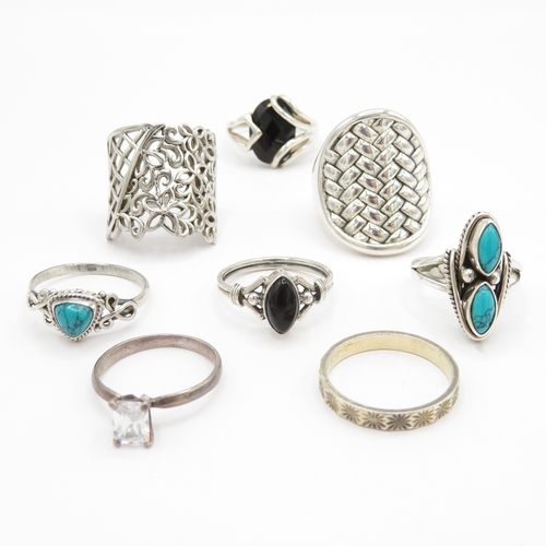 170 - Collection of Sterling Silver 925 Rings - 26.7g