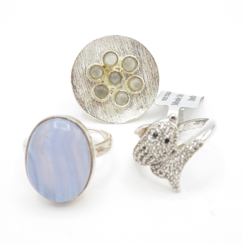 175 - Collection of Sterling Silver 925 Rings - 37.6g