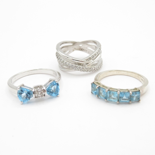 175 - Collection of Sterling Silver 925 Rings - 37.6g