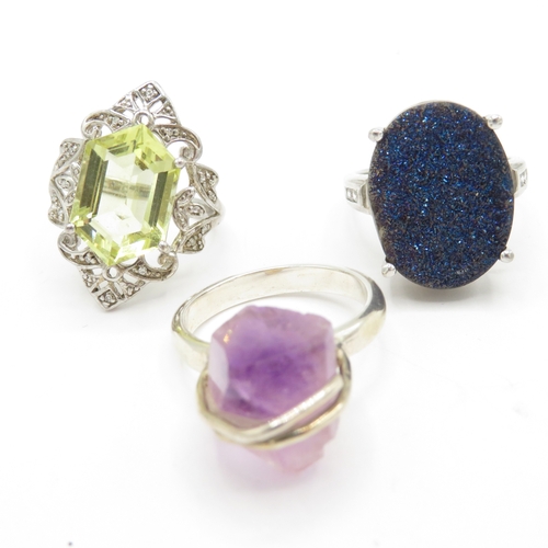 178 - Collection of Sterling Silver 925 Rings - 38.5g