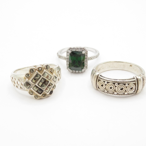 178 - Collection of Sterling Silver 925 Rings - 38.5g