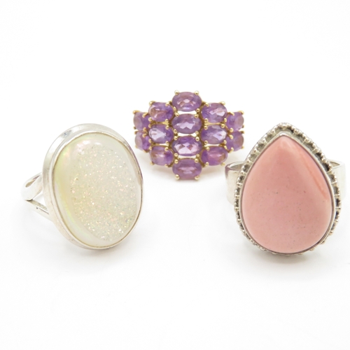 180 - Collection of Sterling Silver 925 Rings - 38.4g