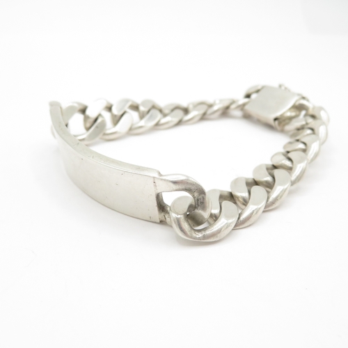 184 - Sterling Silver 925 Identity Bracelet - 53.4g